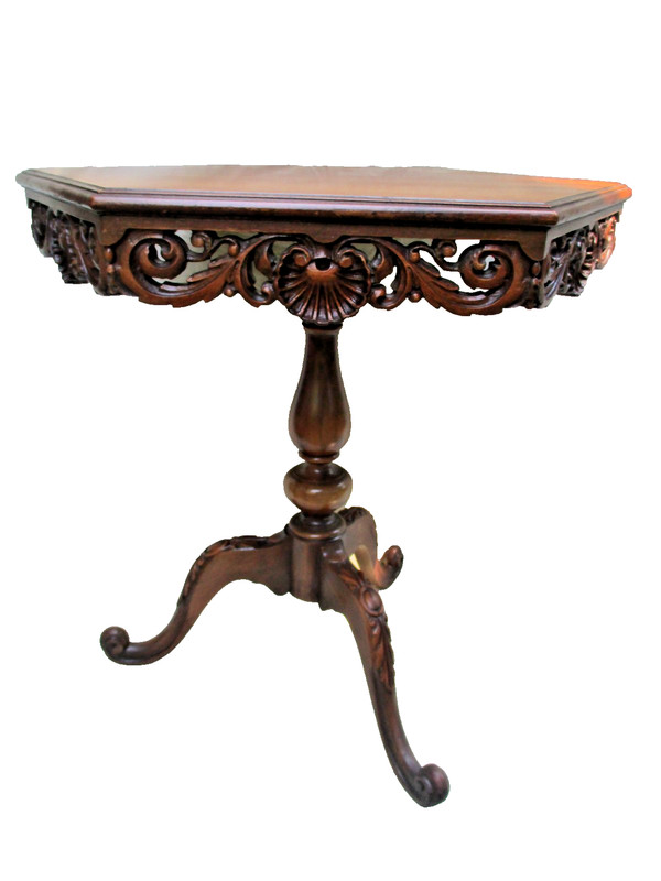 vtg mahogany end table antique side table lamp table ocassional table ship$75.00