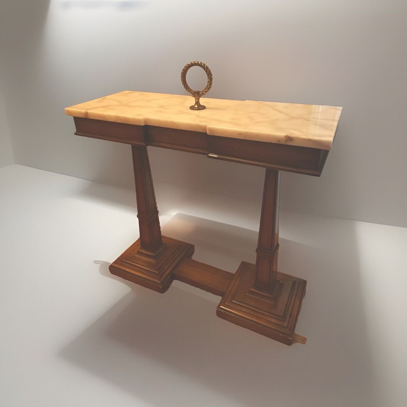 20th Century Marble Top Weiman Table
