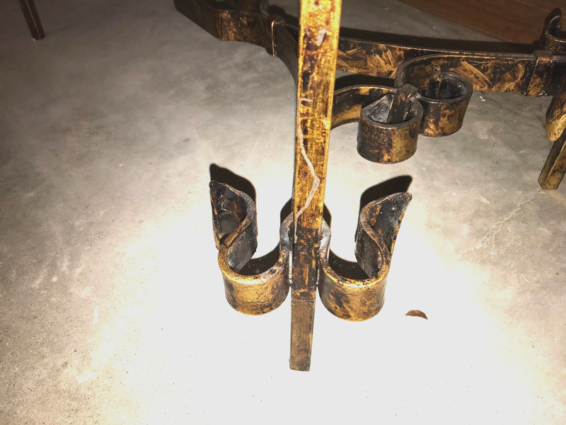 Leaded Austrian crystal cocktail table - Circa 1962 gallery