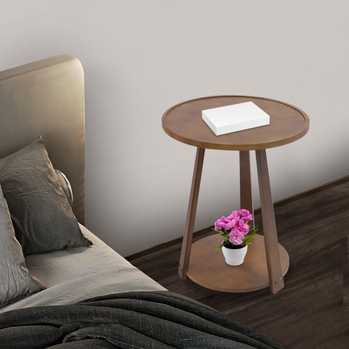 50x60cm Round Side Table, Side Table for Small Spaces, Modern Couch End Table gallery