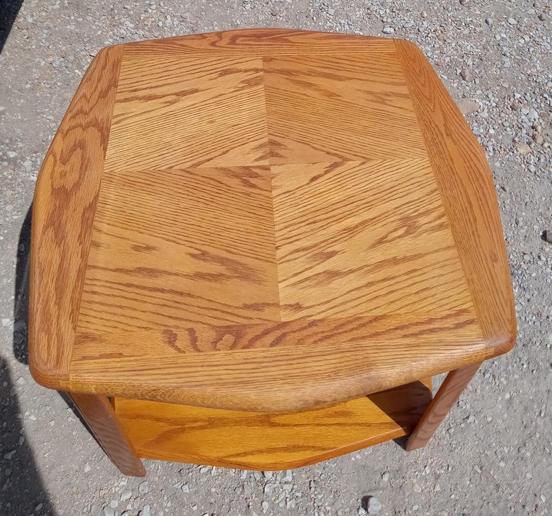 Mid Century Mersman Oak Veneer End Table (RP) (ET490) gallery