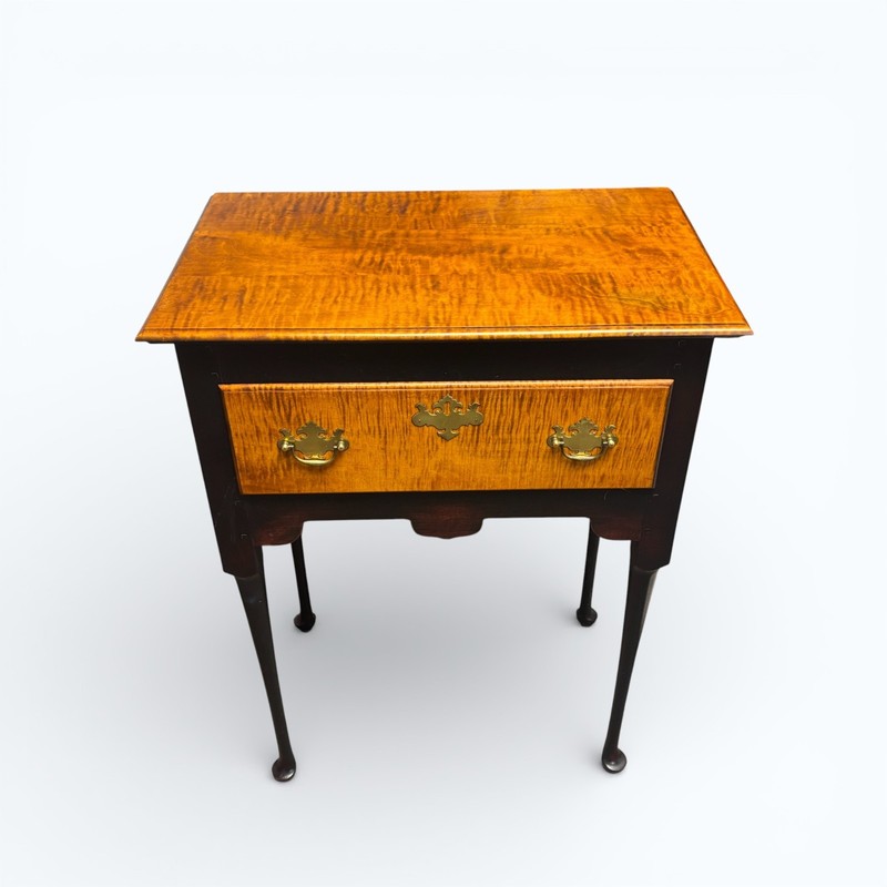 J.L. Treharn Tiger Maple Work / Side Table