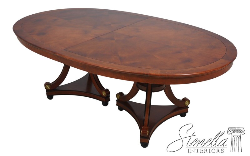 L64482EC: CENTURY Neoclassical Oval Dining Room Table