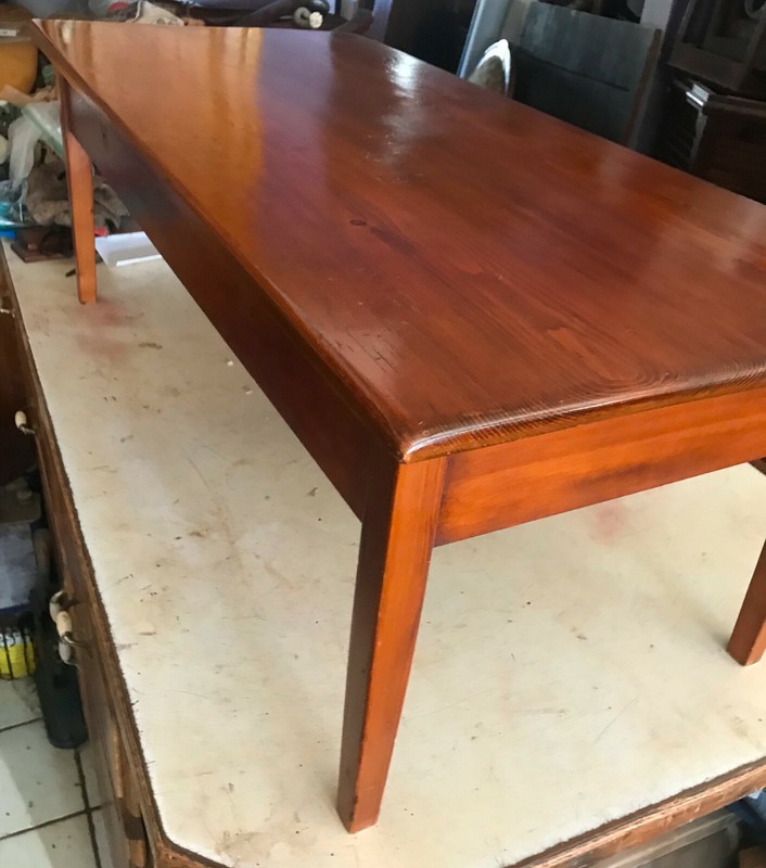 Mid Century Solid Pine Coffee Table (CT204)