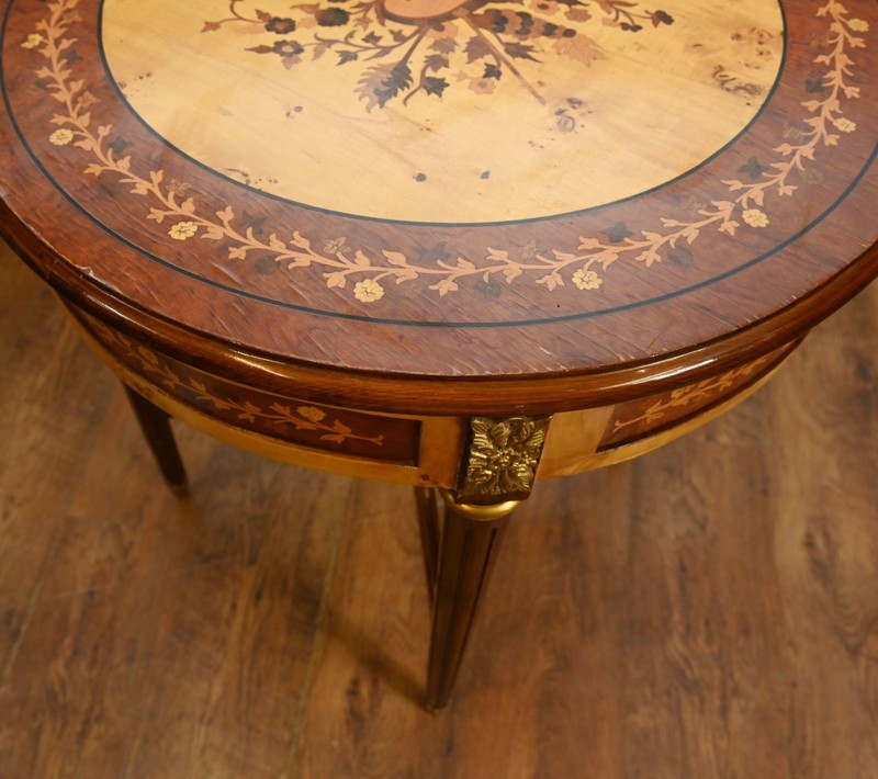 Louis XVI Side Table Inlay Occasional gallery