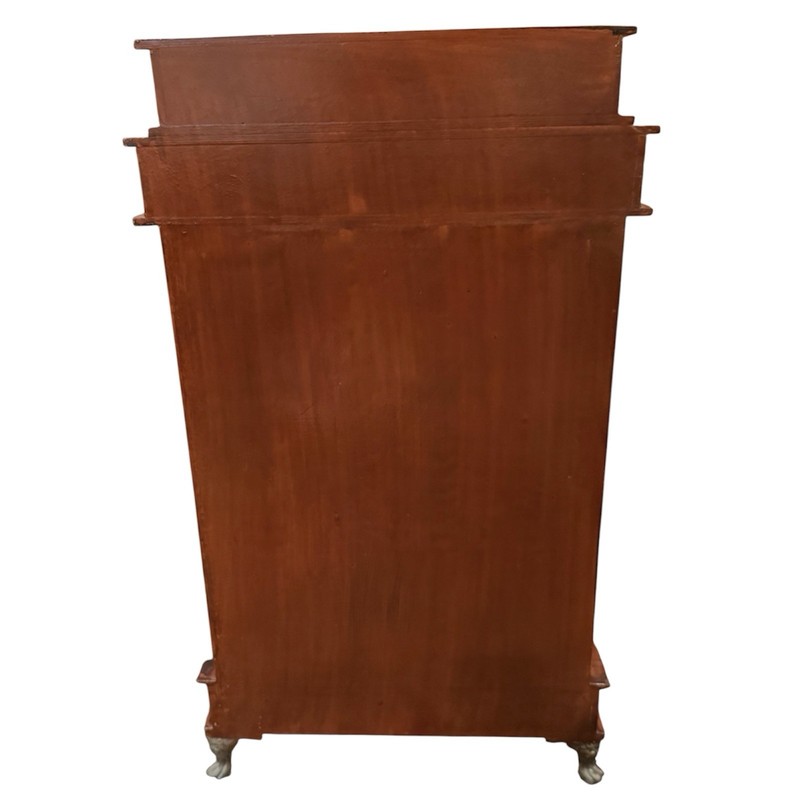 Regency Style Leather Faux Book Stack Pair Side Tables Cabinet 3 Drawer 2 Doors gallery