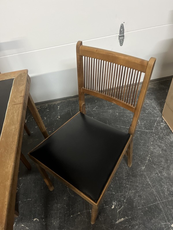 Leg-O-Matic Folding Table, 6 Chairs gallery
