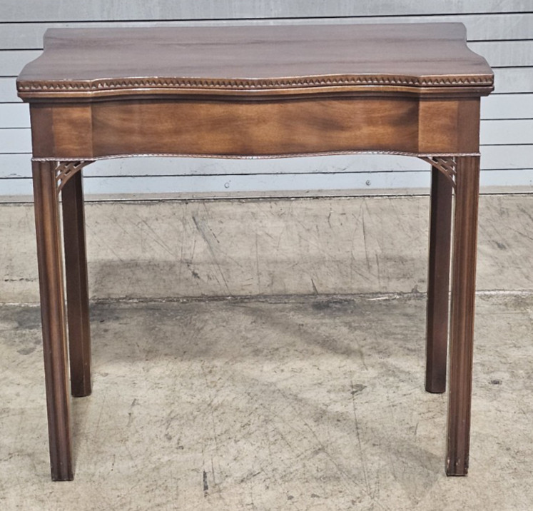 Kittinger Williamsburg Chippendale Style Mahogany Hall Table Game Table CW 3 gallery