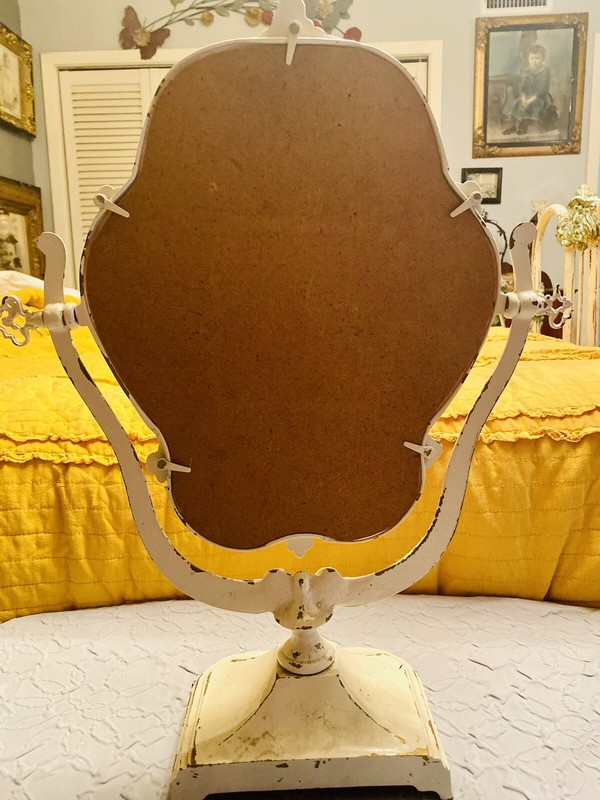 VintageVanity Swivel MirrorOrPicture Stand 22”Tall, 15”Wide, Pic Area 12.25”x10” gallery