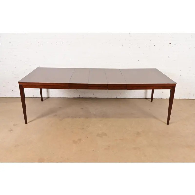 Drexel French Regency Mahogany Extension Dining Table, Newly Refinished gallery