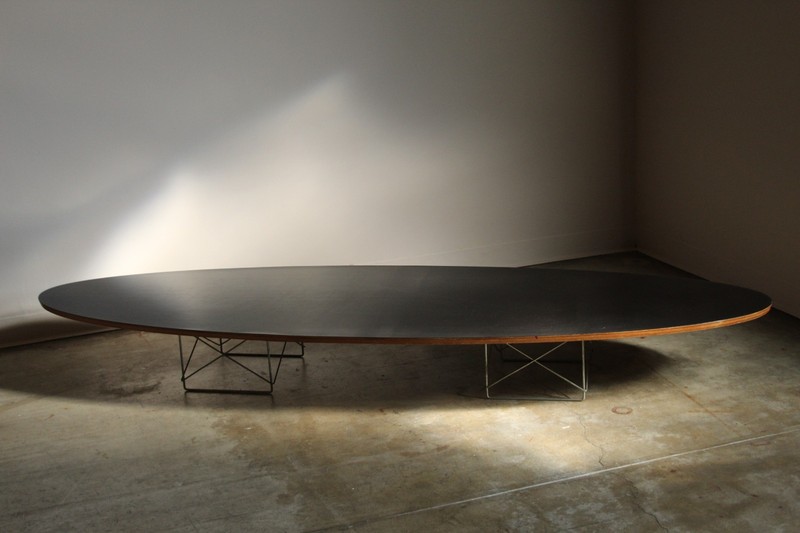 Charles and Ray Eames Early ETR "Surfboard"Coffee Table MCM gallery