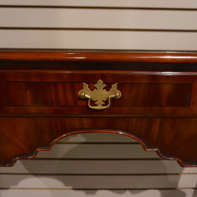 Mahogany wood Traditional Queen Ann Lowboy Wall Console gallery