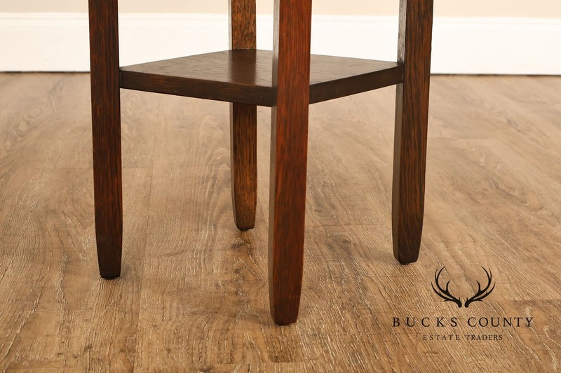 Limbert Mission Quartersawn Oak Round End Table gallery