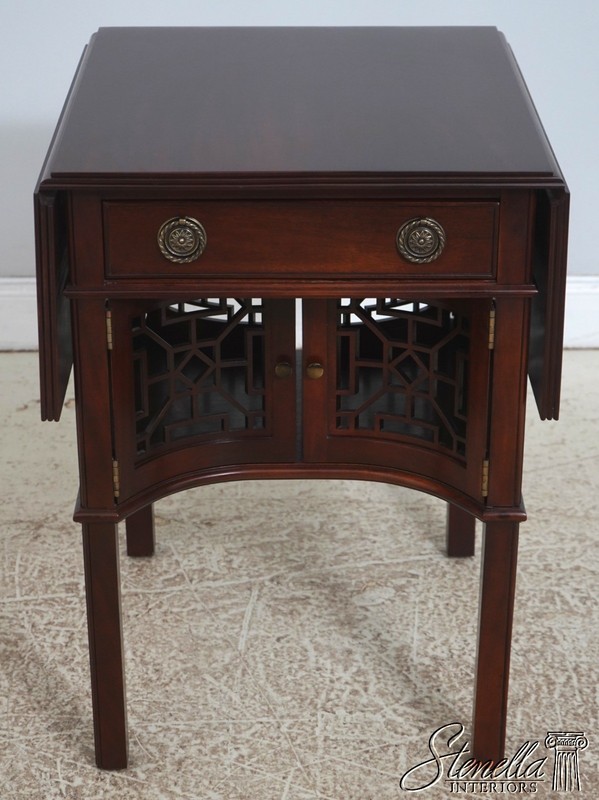 L73042: CRAFTIQUE Mahogany Dropleaf Pembroke Table gallery