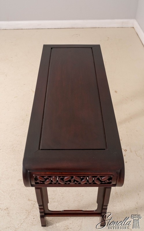 F71298: Vintage Rosewood Chinese Hand Carved Sofa Table gallery