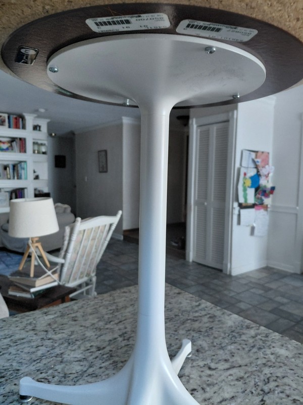 George Nelson for Herman, Miller pedestal table. gallery
