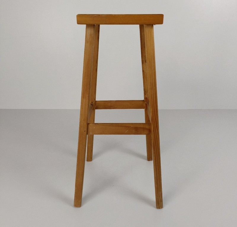 Vintage Pine wood Pedestal Display Table Plant Stand Bonsai stand Flower Table gallery