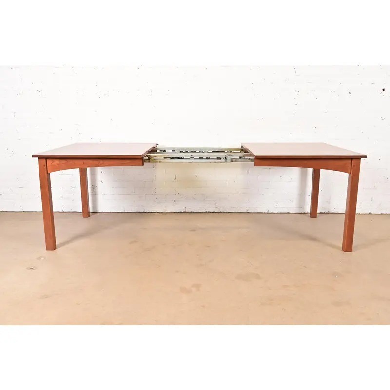 Stickley Harvey Ellis Cherry Wood Extension Dining Table, Newly Refinished gallery