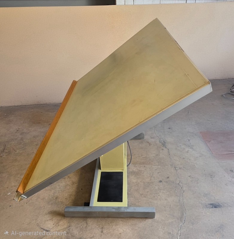 Electric height drafting table gallery