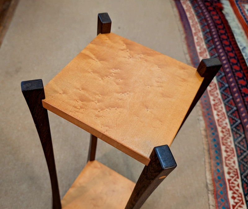 Richard Judd Modern American Craft Stand Table Modernist Wisconsin maker gallery