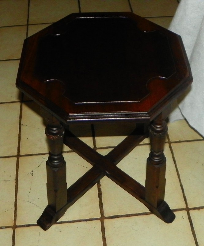 Mahgoany Plant Stand / Side Table by Lifetime (PS158) gallery