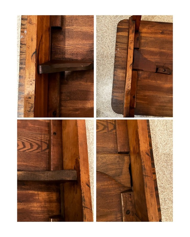 Antique "The New Simplicity Folding Table" Pat'd June 10, 1884 (or 1881?) W.E. E gallery