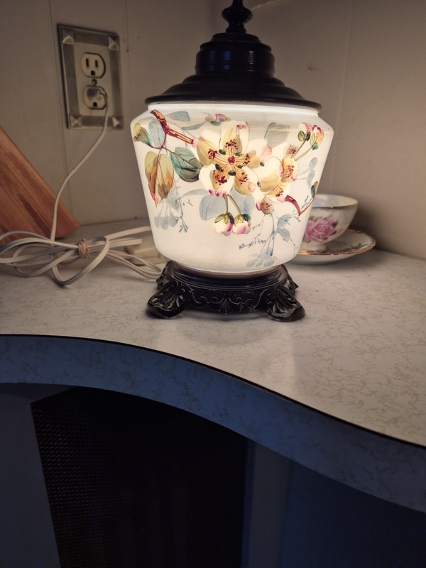 Vintage table lamp 1900's gallery