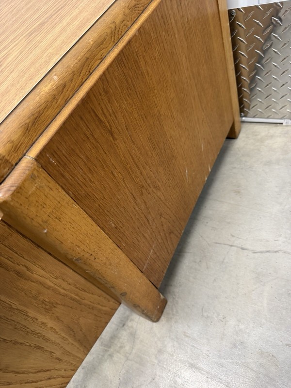Vintage Lane Oak Cube End Table w/ Storage Cabinet – 1975 Mid-Century Modern gallery