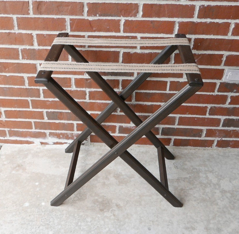 VINTAGE ENGLISH WALNUT BUTLER'S TRAY TABLE WITH FOLDING STAND gallery
