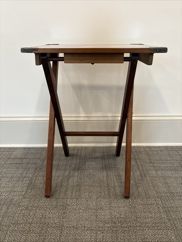 Vintage John Wayne TV Tray Brown Table gallery