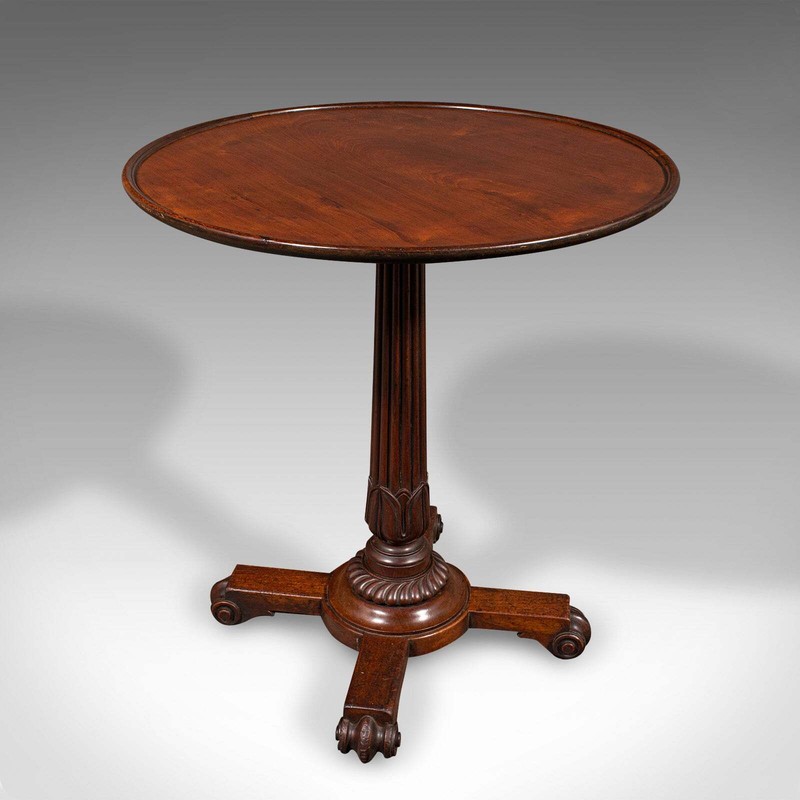 Small Antique Wine Table, English, Lamp, Side, Serving, William IV, Circa 1835