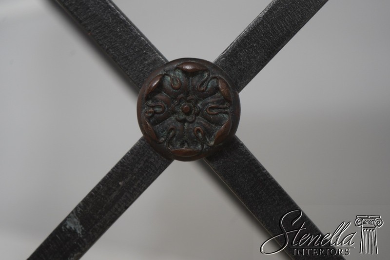 72974: MAITLAND SMITH Bronze Base Marble Top Console Table gallery
