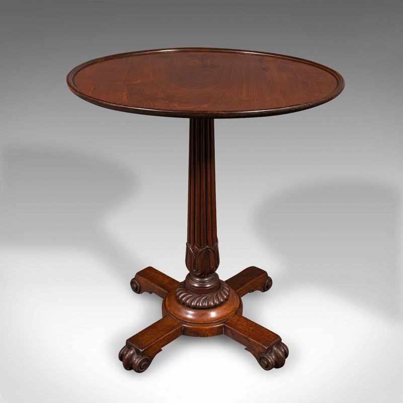 Small Antique Wine Table, English, Lamp, Side, Serving, William IV, Circa 1835 gallery