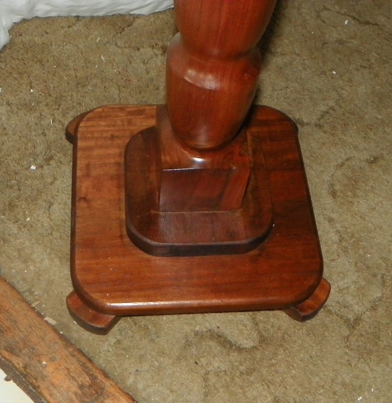 Solid Walnut Pedestal Plant Stand (PS63) gallery