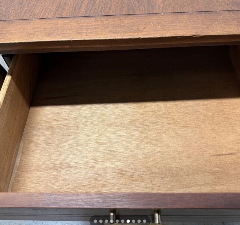 Mid Century Modern Vintage Pair Of End Tables Unknown Designer gallery