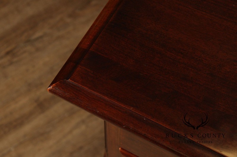 Queen Anne Style Cherry Lowboy Table gallery