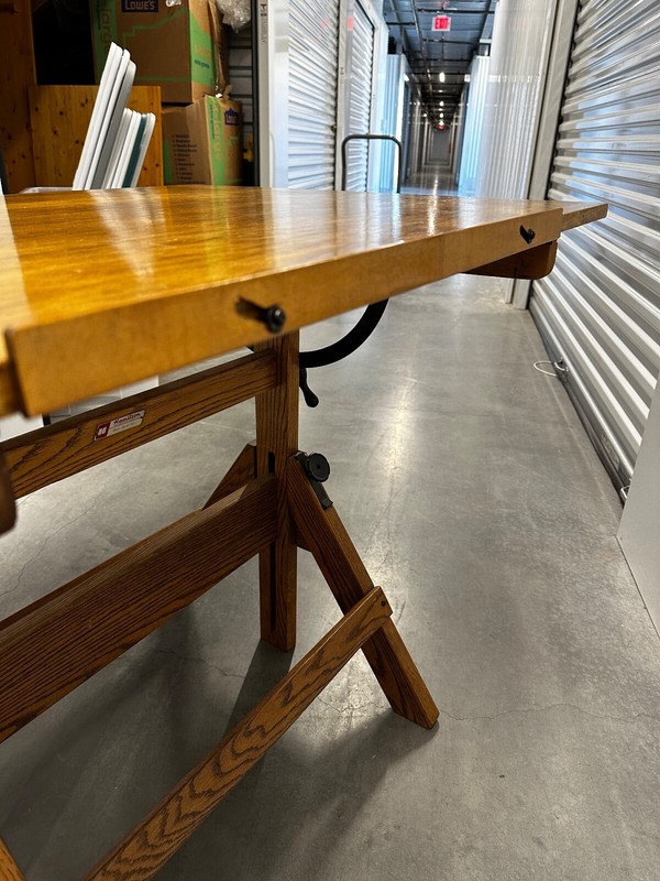 Hamilton Oak Drafting Table, Circa 1950's, Incredible condition! Local to 75069 gallery