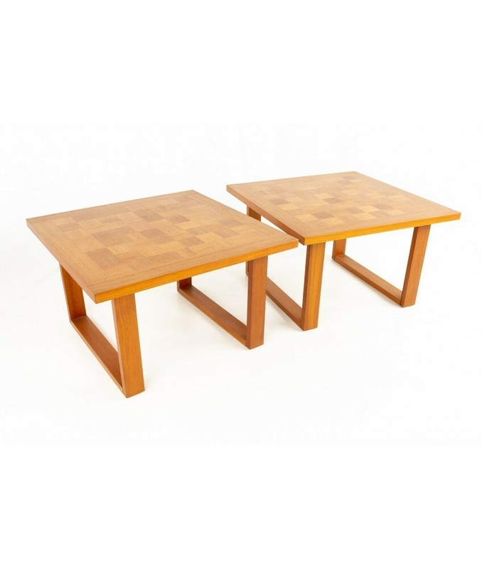 Poul Cadovius for Cado Danish Mid Century Teak Chess Board Coffee Table