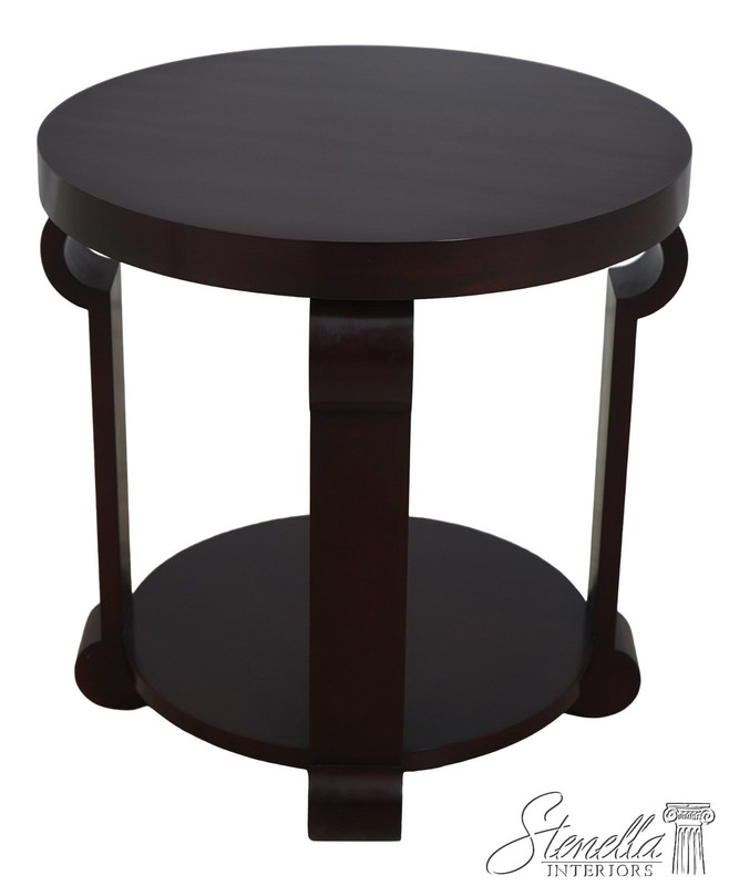 L70496: KINDEL Dorothy Draper 5th Avenue Mahogany Lamp Table