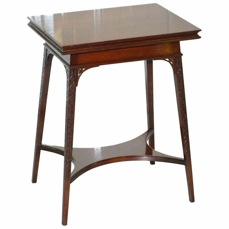 ORIGINAL RARE GILLOWS LANCASTER CIRCA 1789-95 MAHOGANY FOLD OVER GAME CARD TABLE