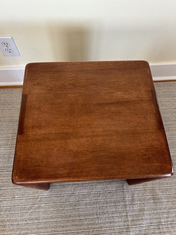 Gerald McCabe Mid-Century Modern Cube Side Table – Rare Designer Vintage (1970s) gallery