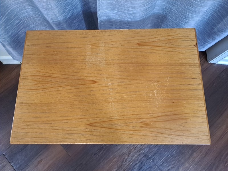 P. S. HEGGEN Mid Century Teak Side End Table Made In Norway gallery