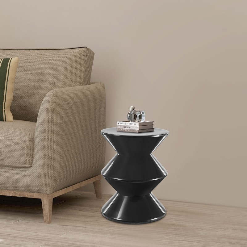 Floor Standing Side Table, Sofa Side Table, Modern Round End Table Living Rooms.