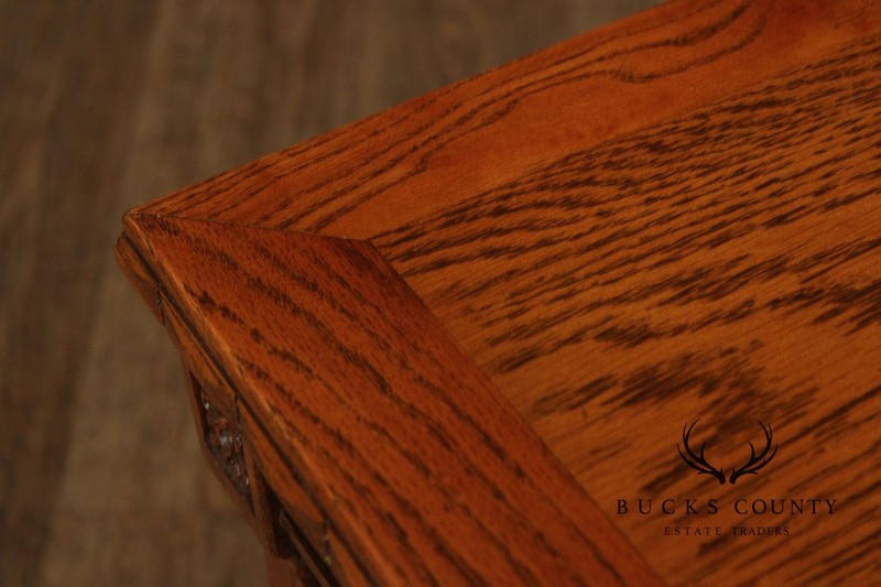 Romweber Viking Oak Two-Tier End Table gallery