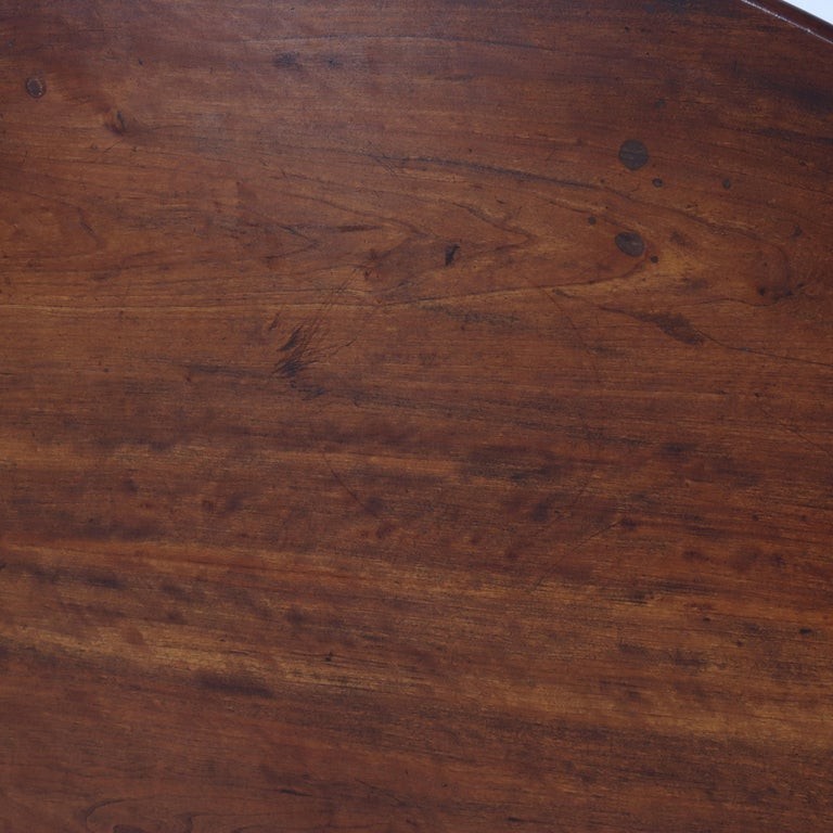 Antique Queen Anne Mahogany Three Legged Tilt Top Table Unsigned C1780 gallery