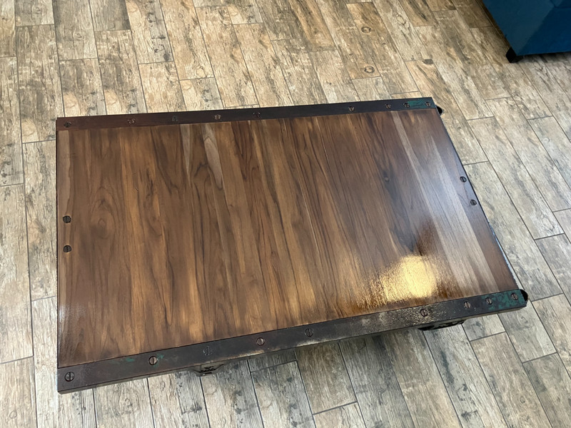 railroad cart coffee table gallery