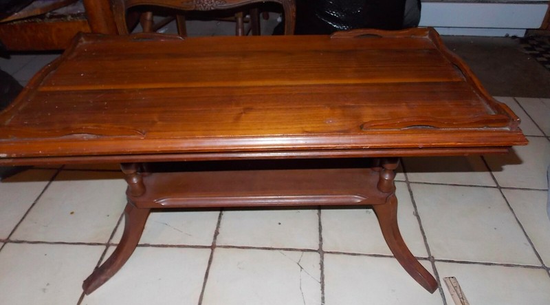 Mid Century Solid Walnut Coffee Table by Queencity (CT240)