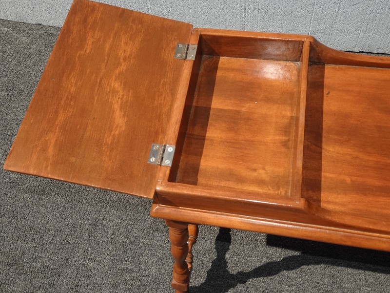 Vintage French Country End Table w Two Compartments gallery