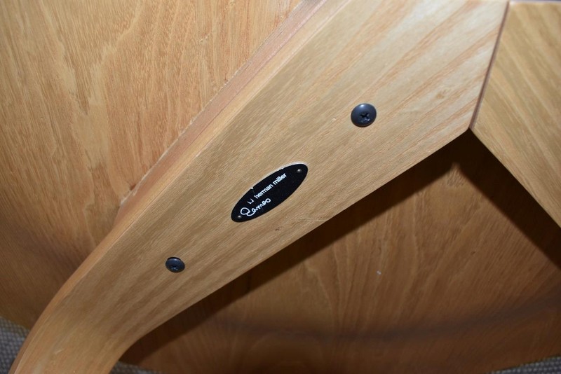 Herman Miller Eames Round Molded Plywood Coffee Table CTW gallery