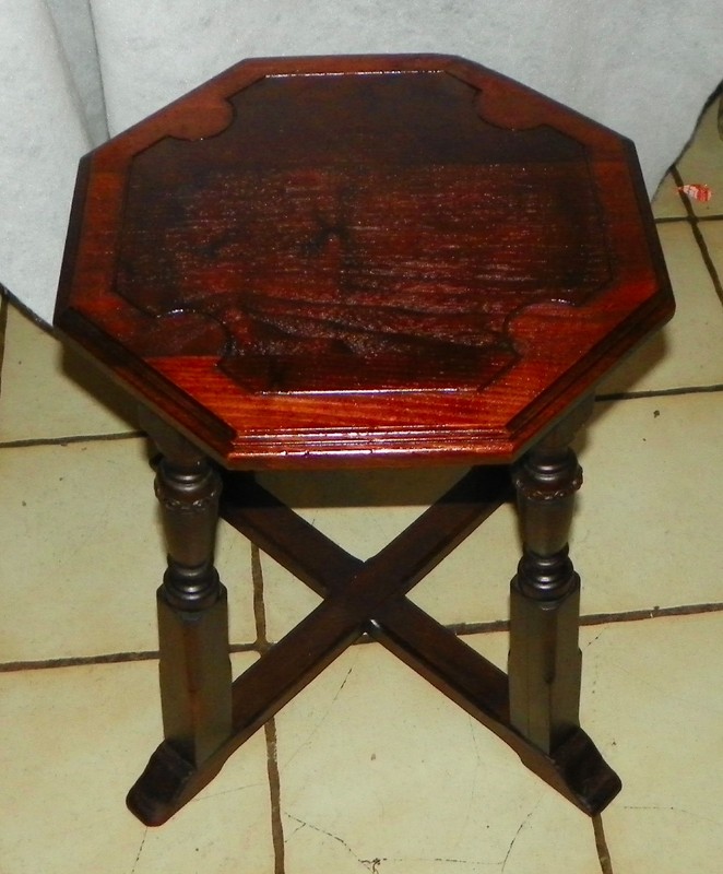 Mahgoany Plant Stand / Side Table by Lifetime (PS158)